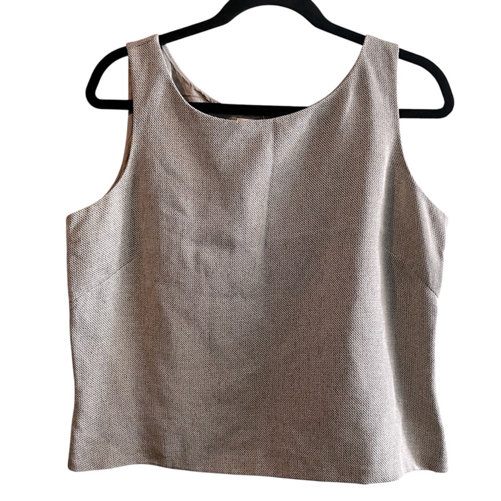 Amanda Smith Suits Gray Tank Top neutral womens size 14